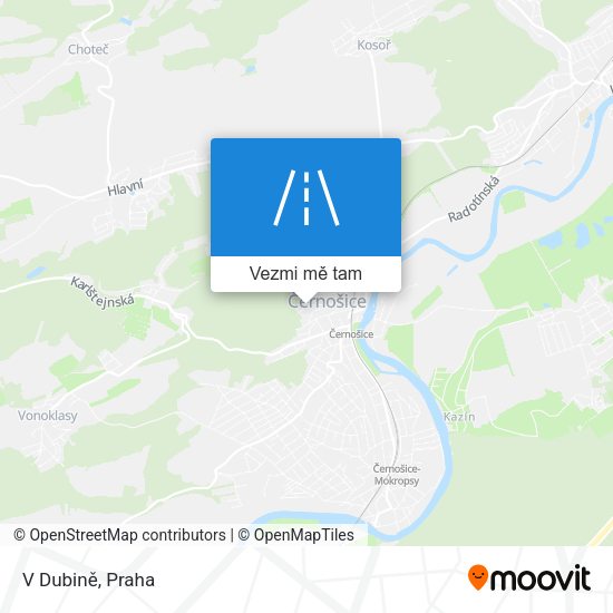 V Dubině mapa