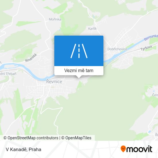 V Kanadě mapa