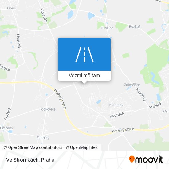 Ve Stromkách mapa