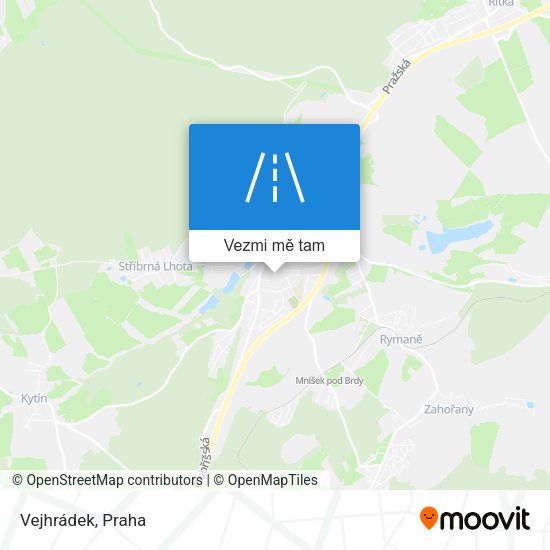 Vejhrádek mapa