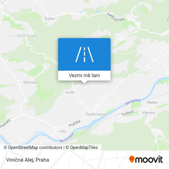 Viničná Alej mapa