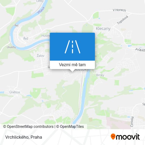 Vrchlického mapa