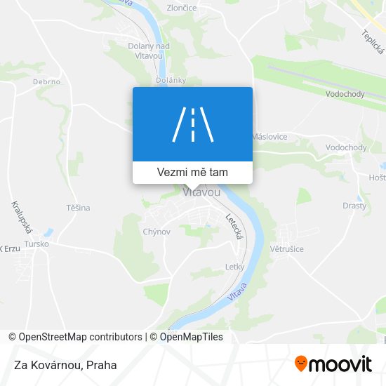 Za Kovárnou mapa