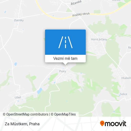 Za Můstkem mapa