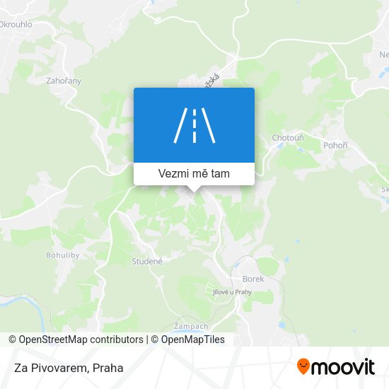Za Pivovarem mapa