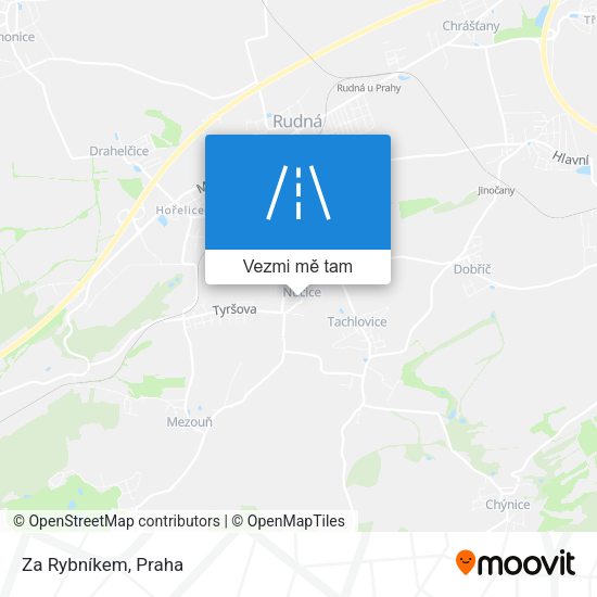 Za Rybníkem mapa