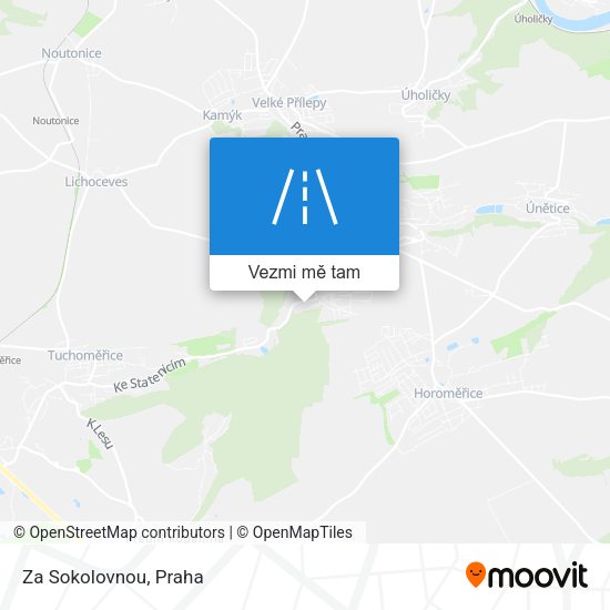 Za Sokolovnou mapa