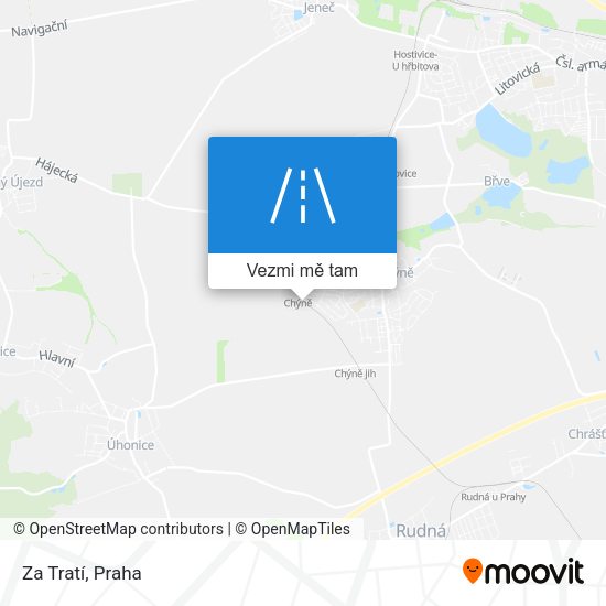 Za Tratí mapa