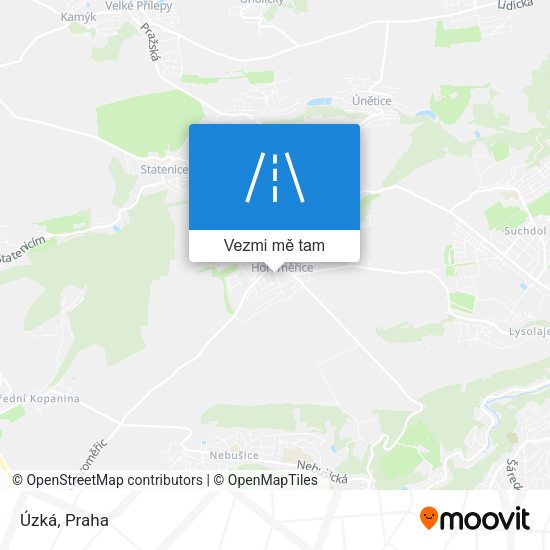Úzká mapa