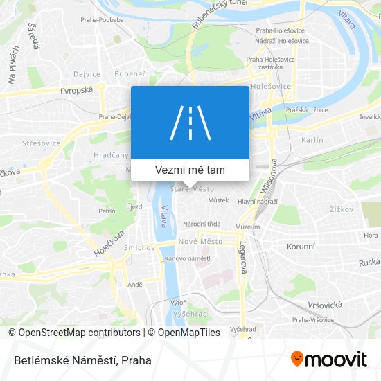Betlémské Náměstí mapa