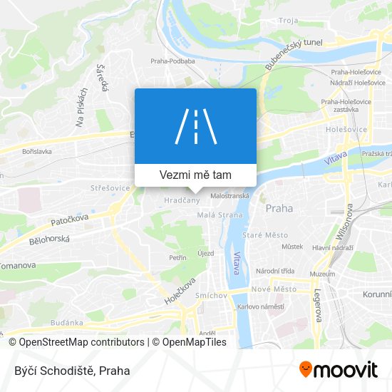 Býčí Schodiště mapa