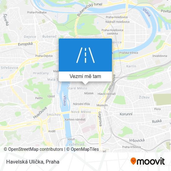 Havelská Ulička mapa