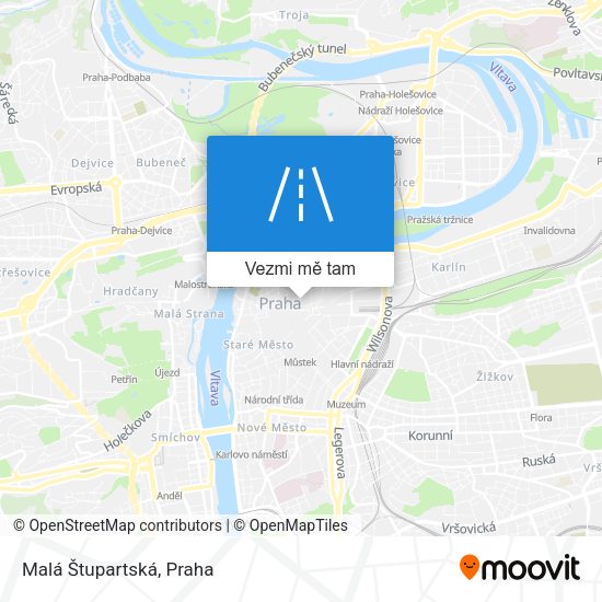 Malá Štupartská mapa