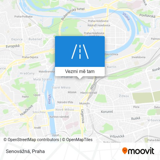 Senovážná mapa