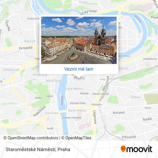 Staroměstské Náměstí mapa