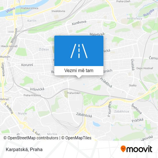 Karpatská mapa