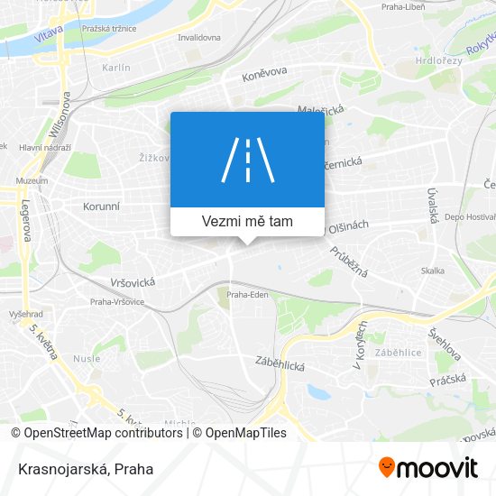 Krasnojarská mapa