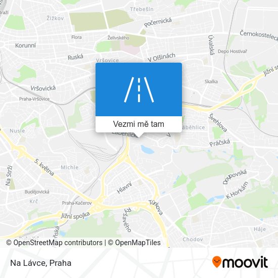 Na Lávce mapa