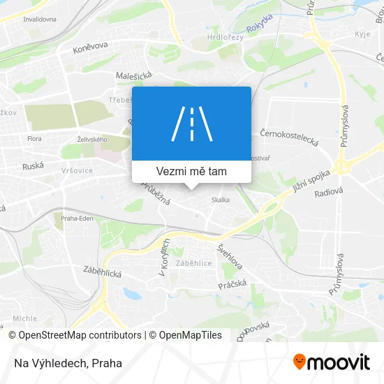 Na Výhledech mapa
