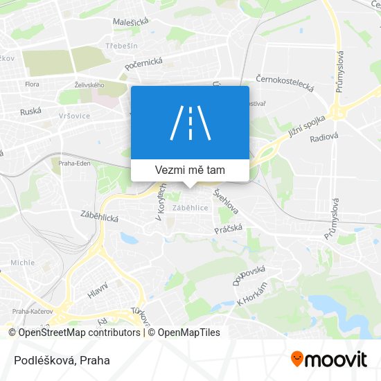 Podléšková mapa