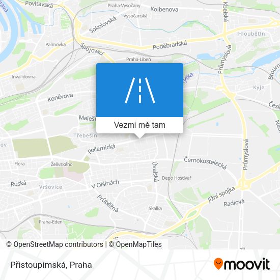 Přistoupimská mapa