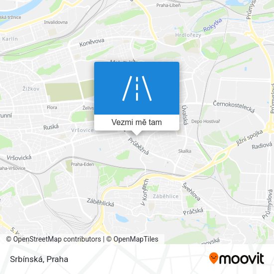 Srbínská mapa