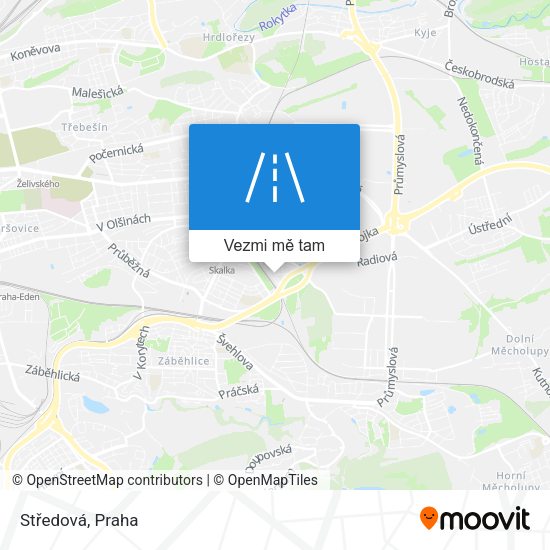 Středová mapa