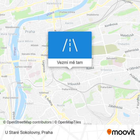 U Staré Sokolovny mapa
