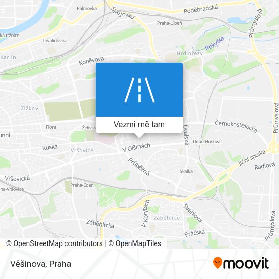 Věšínova mapa