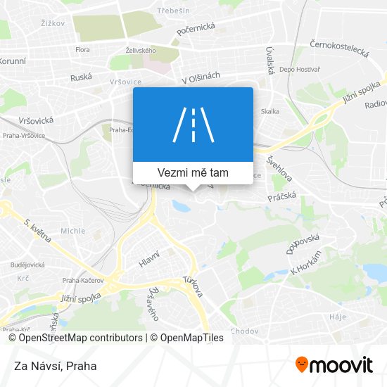 Za Návsí mapa
