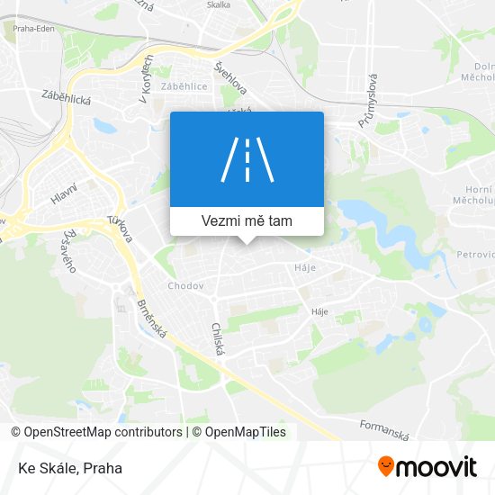 Ke Skále mapa
