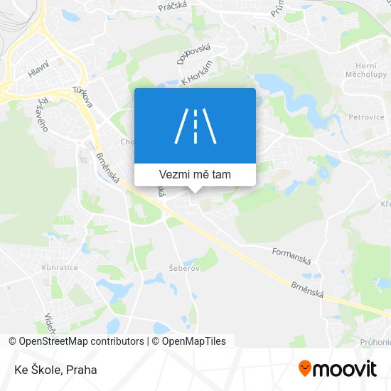 Ke Škole mapa