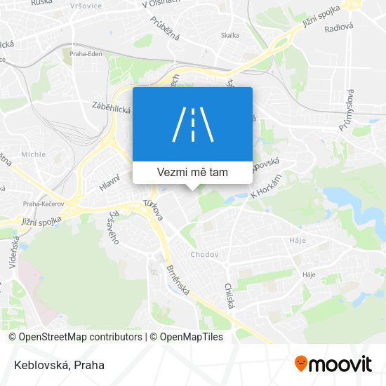 Keblovská mapa