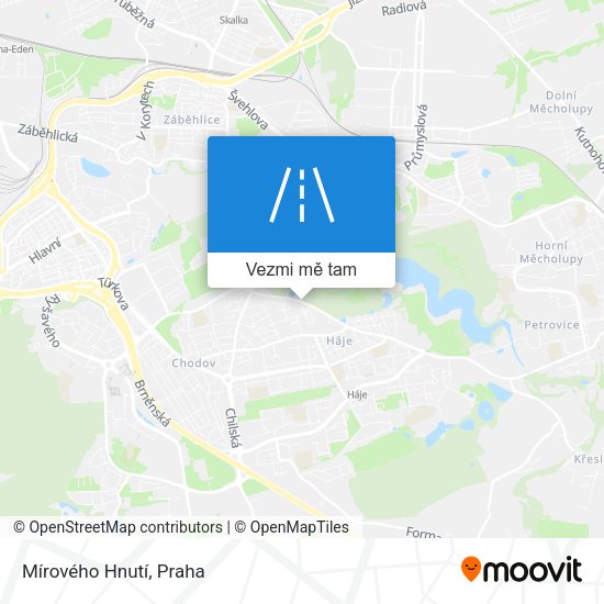 Mírového Hnutí mapa