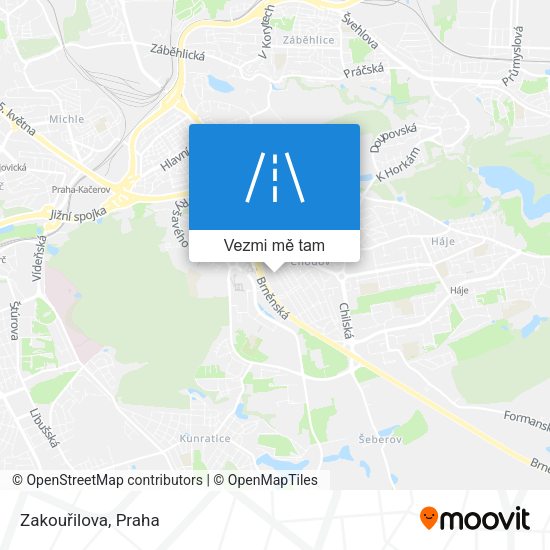 Zakouřilova mapa