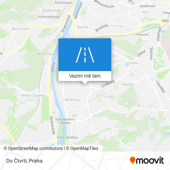 Do Čtvrti mapa