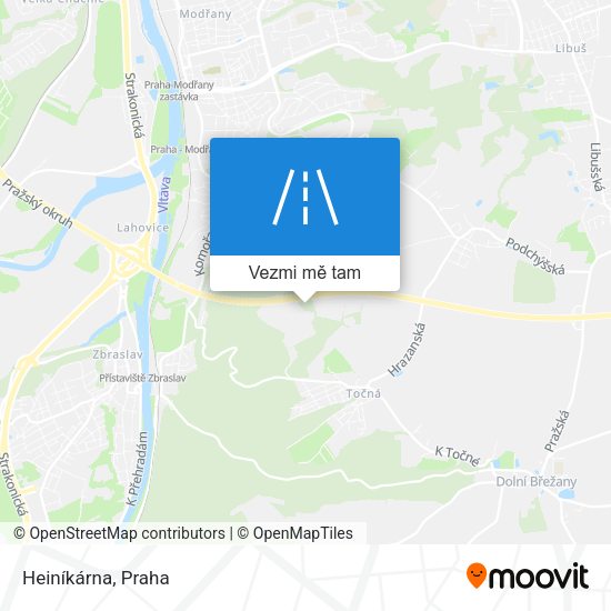 Heiníkárna mapa