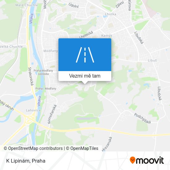 K Lipinám mapa
