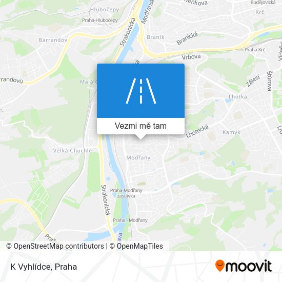 K Vyhlídce mapa