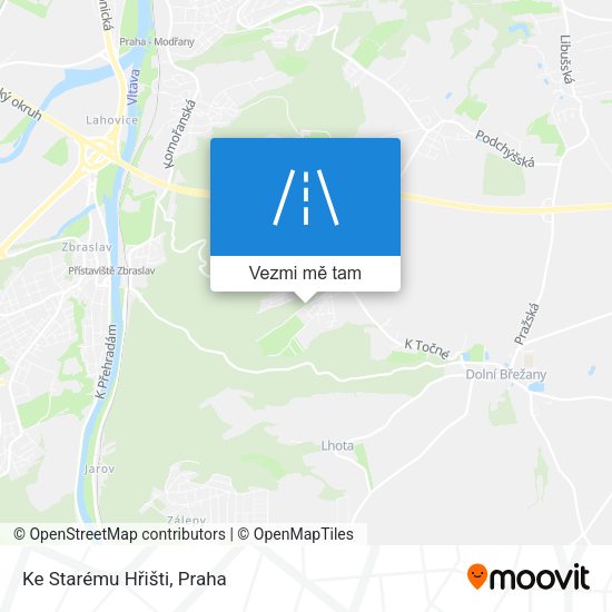 Ke Starému Hřišti mapa