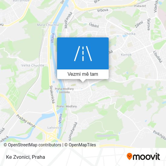 Ke Zvonici mapa