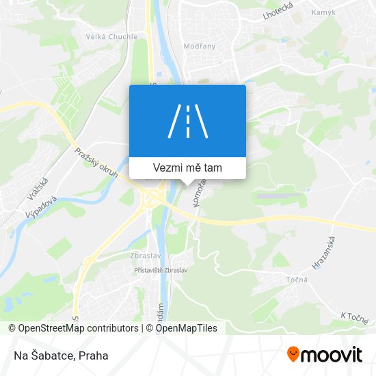 Na Šabatce mapa