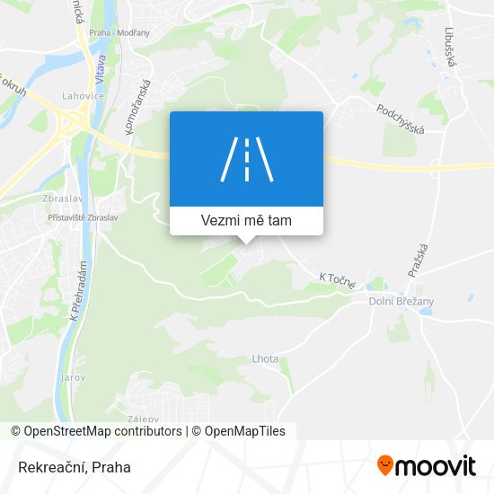 Rekreační mapa