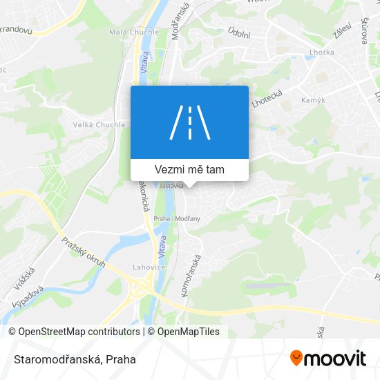 Staromodřanská mapa