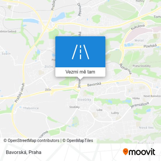 Bavorská mapa