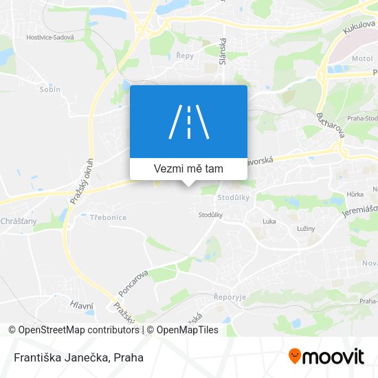 Františka Janečka mapa