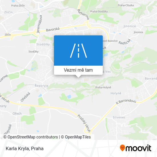 Karla Kryla mapa