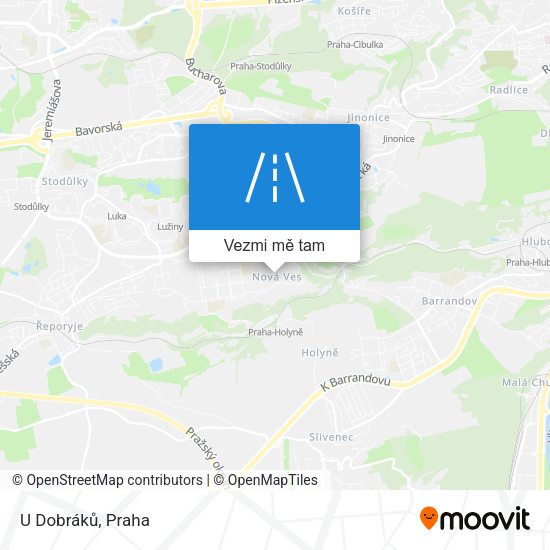 U Dobráků mapa