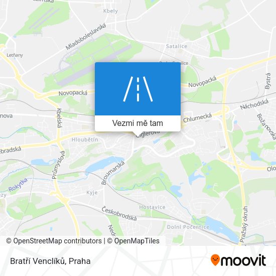 Bratří Venclíků mapa