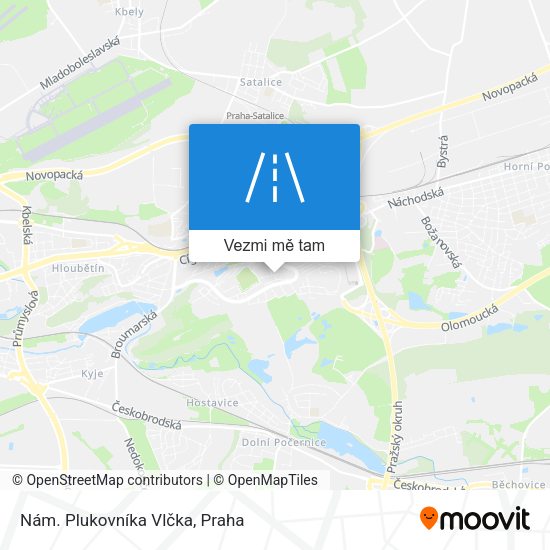 Nám. Plukovníka Vlčka mapa